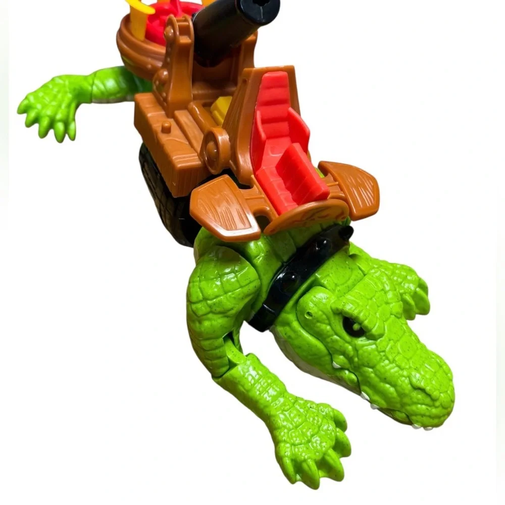 EUC WALKING CROC pirates adventure Fisher Price Imaginext pirate crocodile